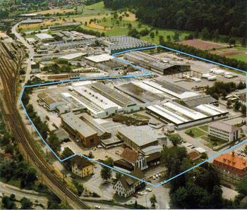 De THIELMANN UCON vestiging in Hausach, Duitsland De THIELMANN UCON vestiging in Hausach, Duitsland